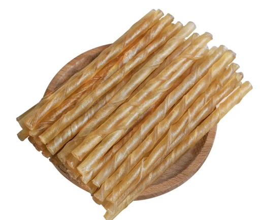 [B00000111] - Dog Bone Stick Save Pack 5" ឆ្អឹងពណ៍ត្នោត​ 100g