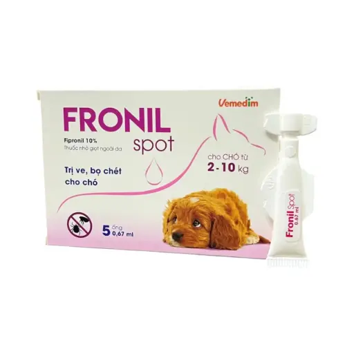 [B0000002170] - Vemedim Fronil Spot On Dog 2-10kg (1Tube)​ ថ្នាំចៃ