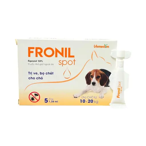 [B0000002169] - Vemedim Fronil Spot On Dog 10-20kg (1Tube)​ ថ្នាំចៃ