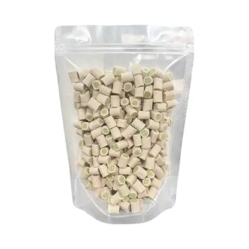 [B0000002229] - N4P Freeze-Dried Chicken & Cat Grass Sandwich Pellets 200g សាច់មាន់រុំស្មៅឆ្មា