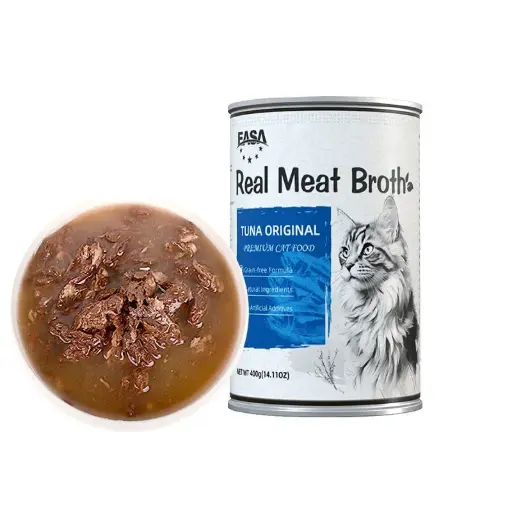 - EASA Can Real Meat Broth Cat Food 400g