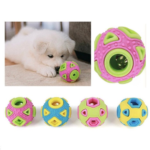 [B0000000360] - Pet Toy Ball with A Bell Sound Size 5.5cm