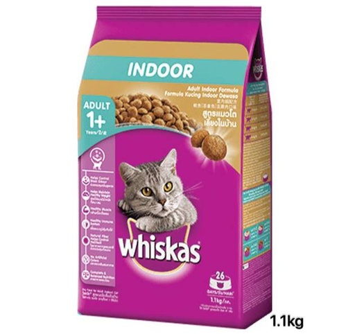 [8853301143981] - Whiskas Dry Cat Food Adult Indoor 1.1kg