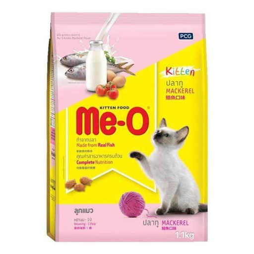 [8850477007390] - Meo Dry Cat Food Mackerel Kitten 1.1kg
