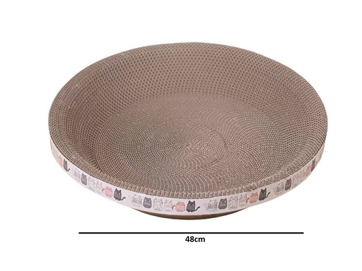[B0000000670] - Cat Toy Scratcher 48cm"Round"ឈូសក្រចកឆ្មាមូល