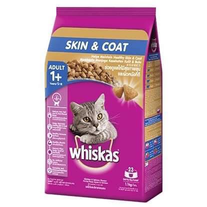 [8853301005739] - Whiskas Dry Cat Food Adult Skin & Coat 1.1kg