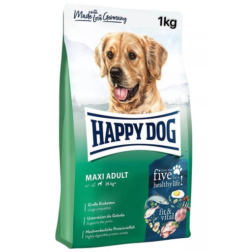 [4001967135312] - Happy Dog Dry Dog Food Maxi Adult 1kg