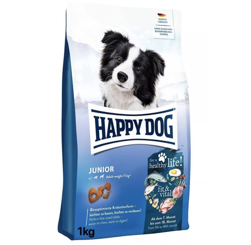 [4001967152043] - Happy Dog Dry Dog Food Junior 1kg
