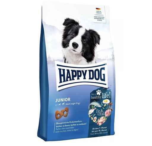 [4001967152036] - Happy Dog Dry Dog Food Junior 4kg