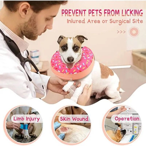 [B0000000884] - Soft Round Pet Collar Protective Size S "1.5-2.5kg"