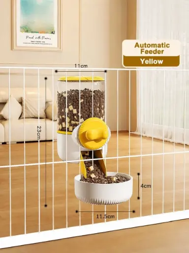 - Pet Cage Auto Refill Feeder 23x11x11.5CM ដាក់ចំណីជាប់ទ្រុង