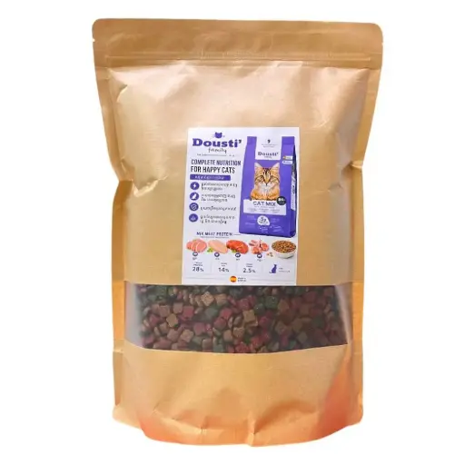 [B0000002030] - Dousti Family Cat Dry Food Mix Flavors 2kg