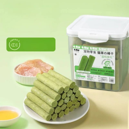 [6972597876761] -Cat Grass Sticks Chicken Flavor 380g
