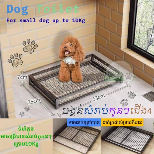 [B0000001232] - Dog Toilet Size S: 53x35x7cm
