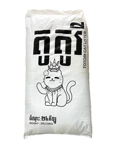 - TOTORI Cat Litter 30L/24Kg