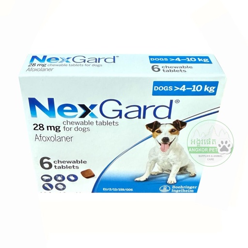 [4028691568858] - Nexgard Dog 4-10kg (1box=6tablets)