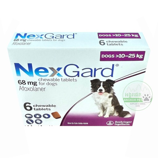 [4028691568919] - Nexgard Dog 10-25kg (1box=6tablets)