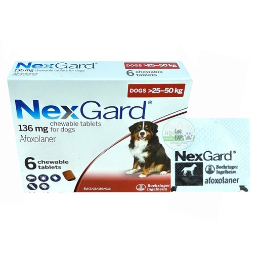 [B0000001293] - Nexgard Dog 25-50kg (1tablet)