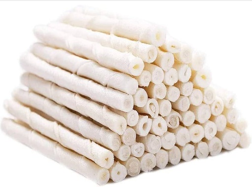 [B0000001356] Dog Bone Stick 5"x1kg​ ឆ្អឹងពណ៌ស
