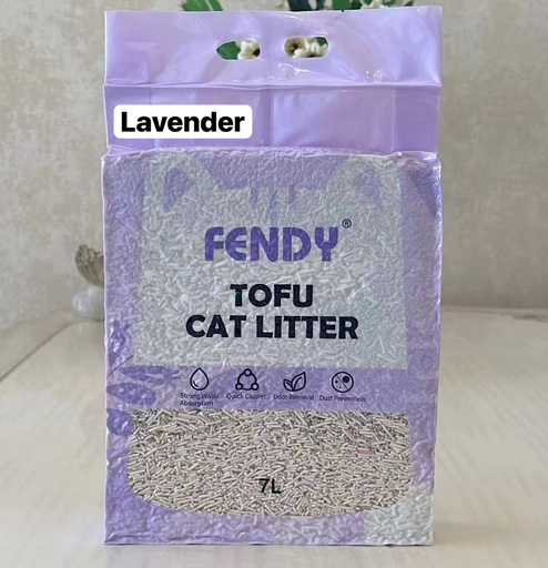 [B0000001412] - Fendy Tofu Cat Litter 7L (Lavander)