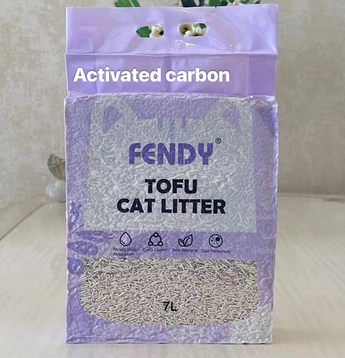 [B0000001414] - Fendy Tofu Cat Litter 7L (Activated Carbon)