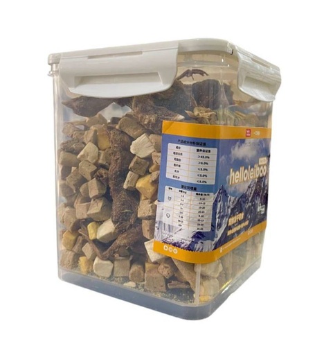 [6937139942120] - Freeze-Dried Snacks Chicken+Raw Meat +Egg Yolk+Beef Liver+Chick 500g