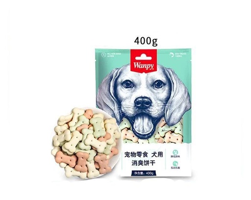 [6927749801290] -Wanpy Dog Biscuits Mix Flavor 400g