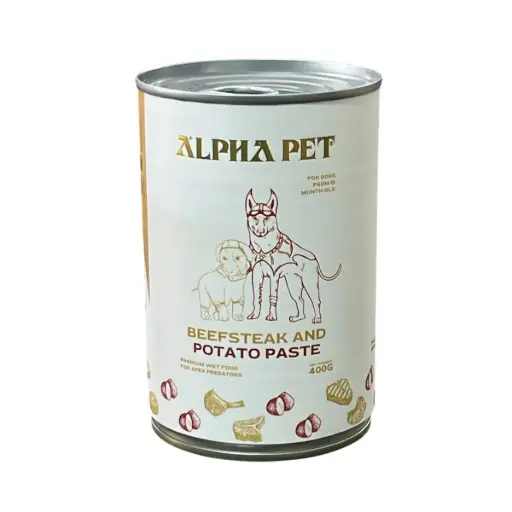 - Alpha Can Dog Food 400g