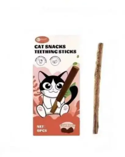 [6977020210013] - N4P Cat Snacks Teething Sticks Call Fruit 6pcs