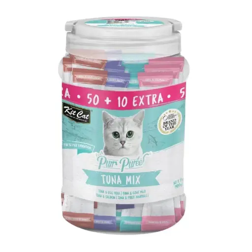- Kit Cat Purr Puree Creamy Cat Treat 15gx60