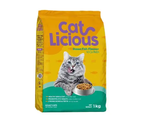 [8938509770808] - Cat Licious Dry Cat Food Adult Ocean Fish 1kg