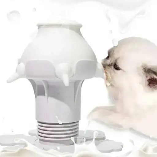[B0000002050] - Puppy Milk Silicone 5 Teats ឧបករណ៍ផ្តល់ទឹកដោះគោ