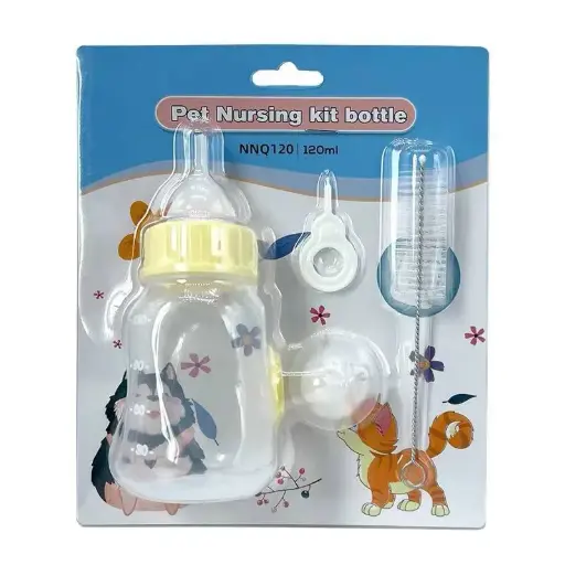 - Pet Nursing Milk Kit Bottle 120ml ដបទឹកដោះគោ
