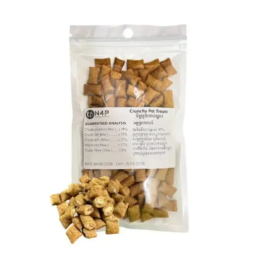 [B0000002137] - N4P Pets Treat Crunchy Bites Egg Yolk Flavor 50g