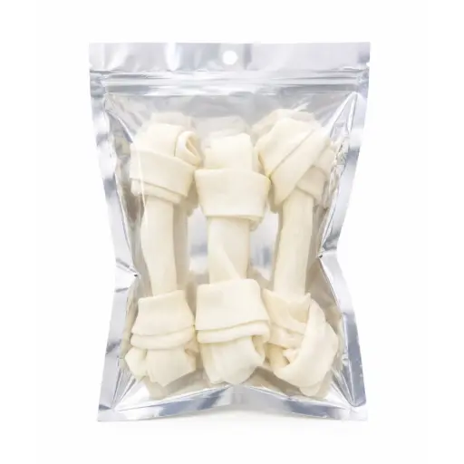 [B0000002158] N4P Bone White (4"*3)ឆ្អឹងស្បែកគោពណ៌សគួច
