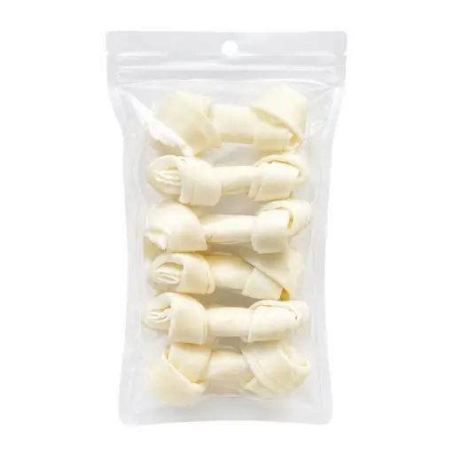 [B0000002159] N4P Bone White (2"*6)ឆ្អឹងស្បែកគោពណ៌សគួច