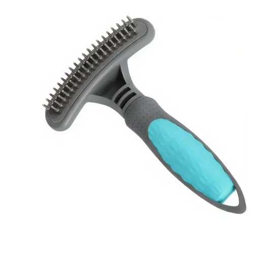 [B0000002166] - Pet Hair Remove Comb 10X17Cm ក្រាសសិតជម្រុះរោ​ម